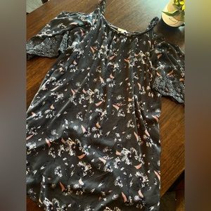 Floral, Charcoal Grey- Maurice’s Dress